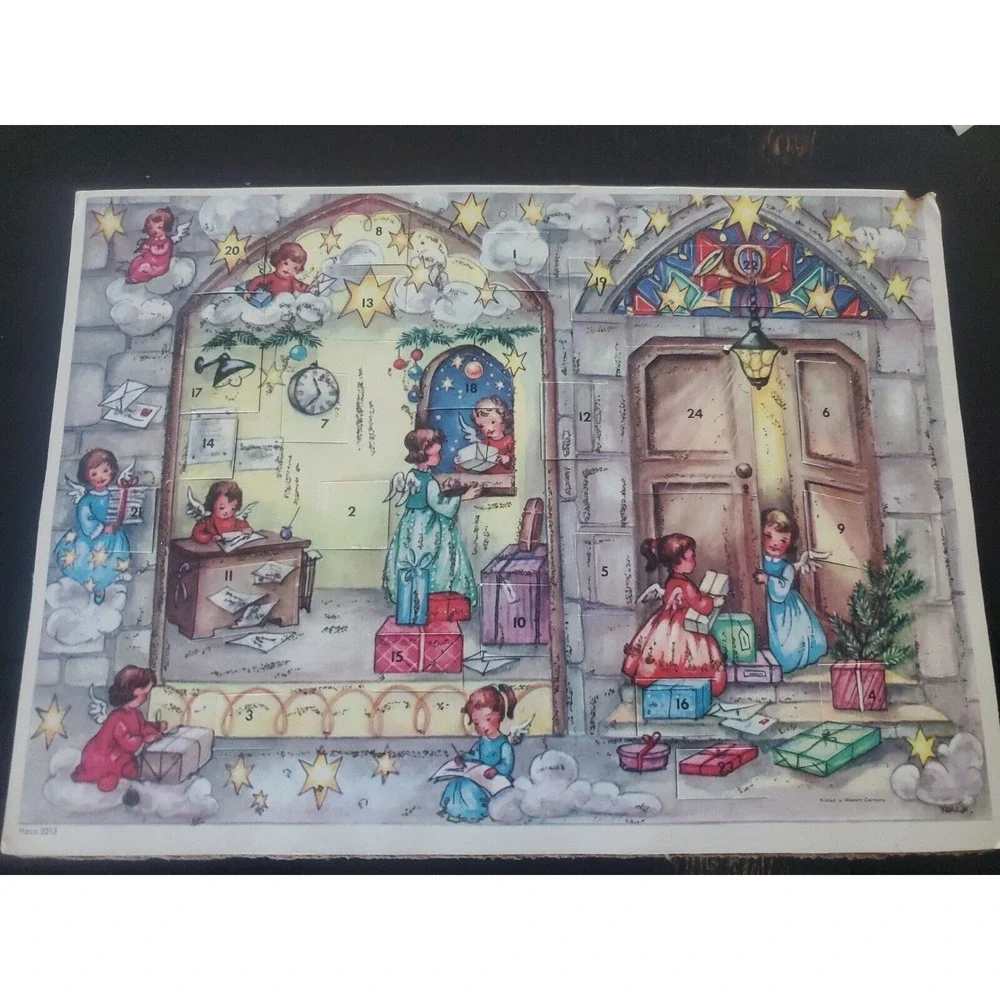 vintage advent‎ calendar